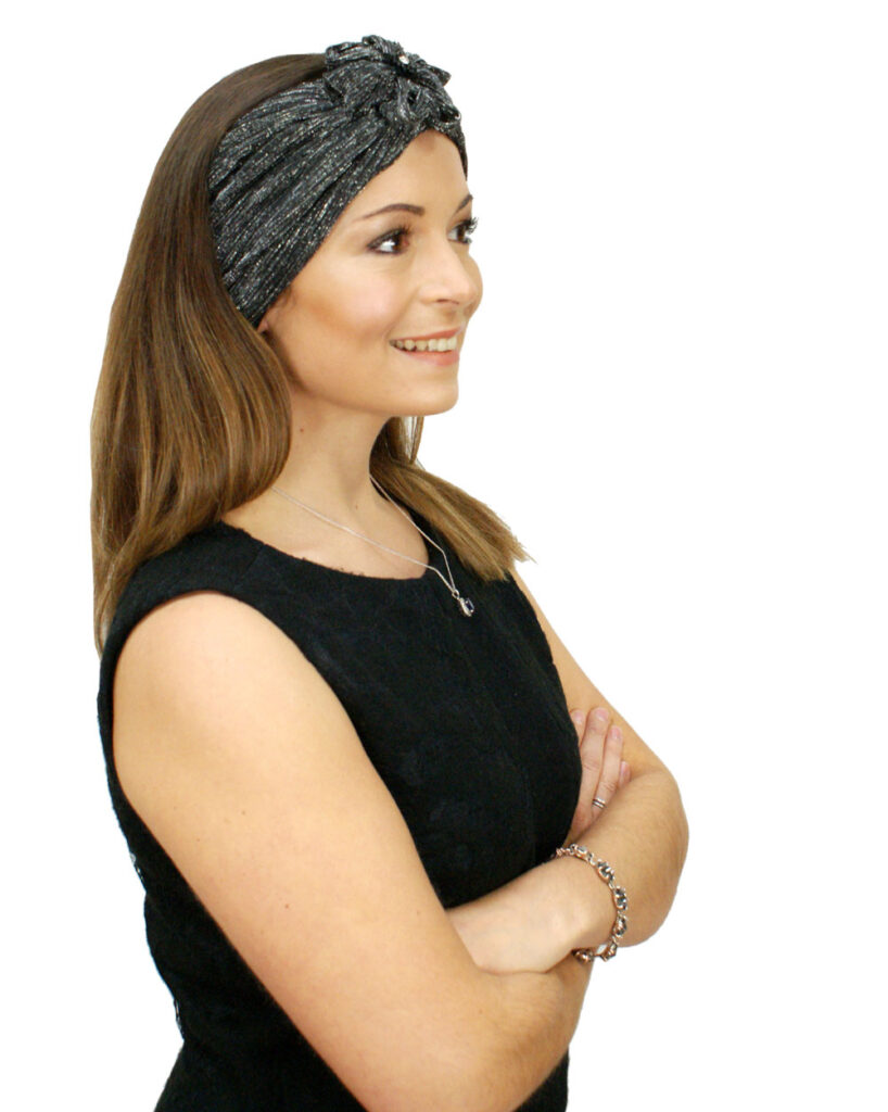 Evening Wear Dressy Headband For Patchy Hair Loss | Suburban Turban